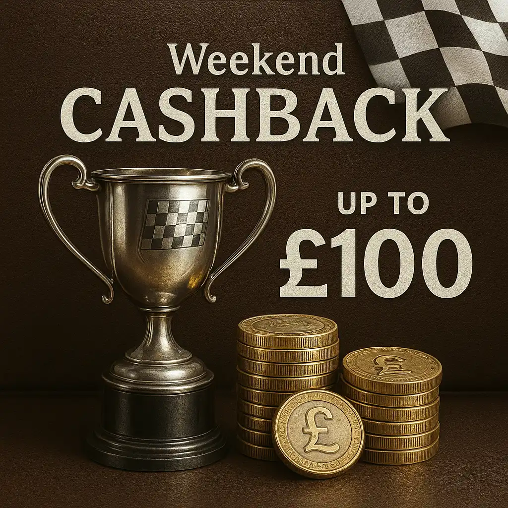 Grand Prix Cashback Weekend promotional artwork at SpinyRush